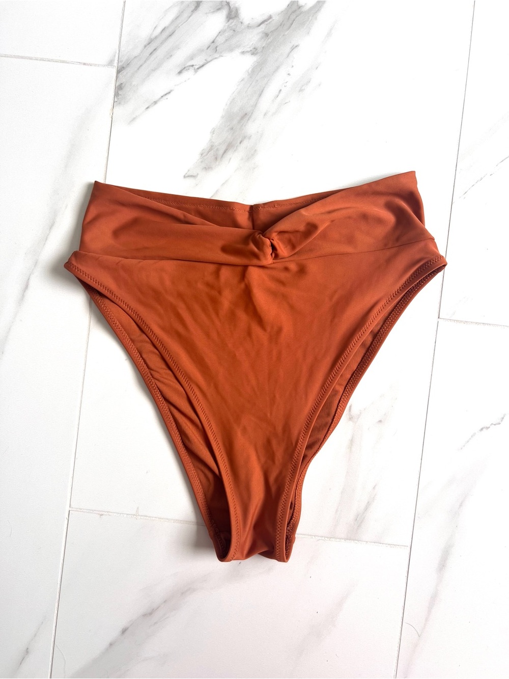Aerie Rust High-Waist Bikini Bottom